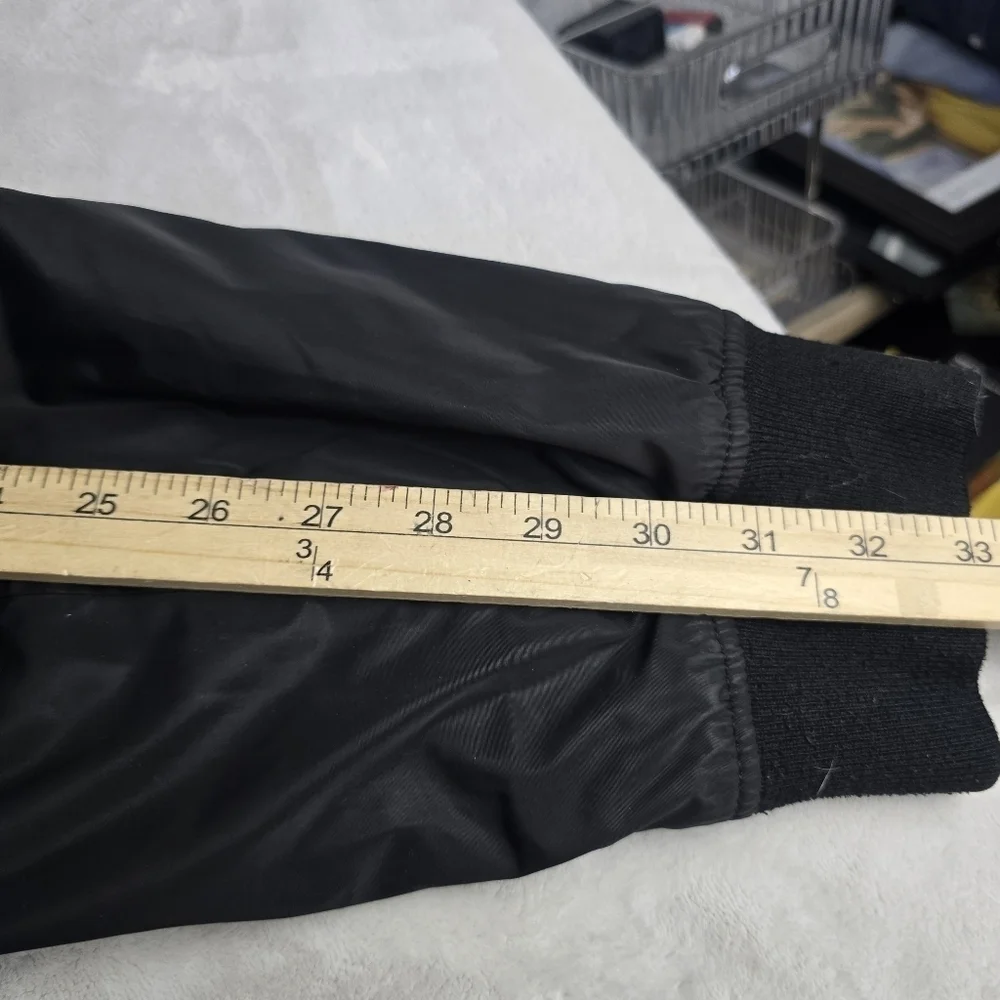 Tommy Hilfiger Quilted Black Jacket Full Zip Sz 2XL